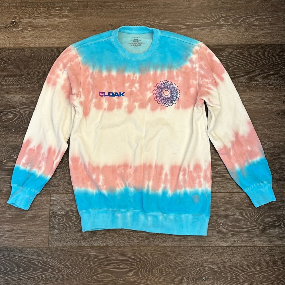 Cloak tie dye crewneck